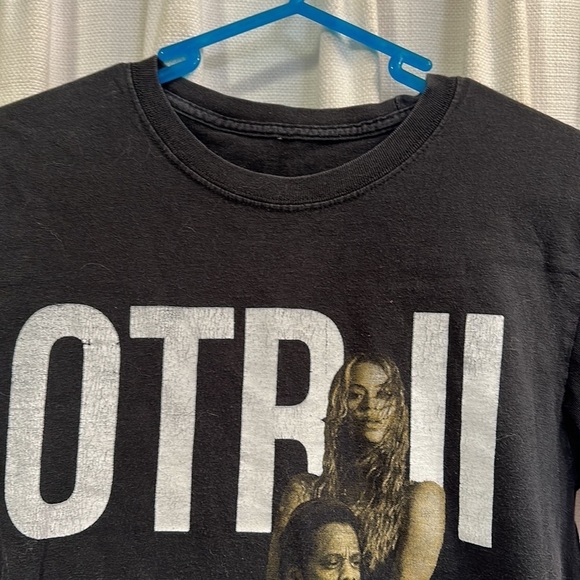Beyonce Jay-Z OTR II 2018 Tour Rap R&B Concert Merch Black Graphic T-Shirt - Picture 4 of 6